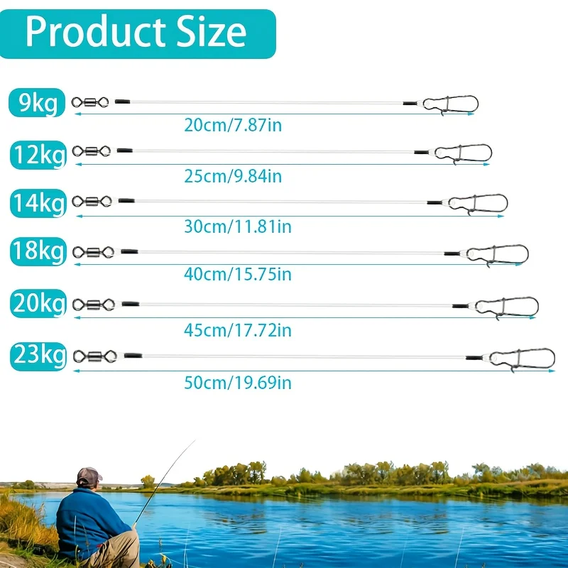 15 stuks Fluorocarbon draadlij - Ice Fishing Tip Up recensie en prijs